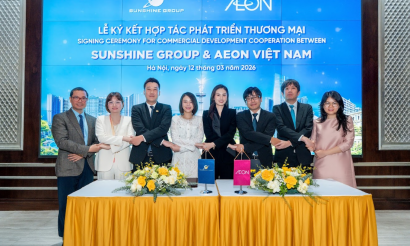 Sunshine Group ký kết hợp tác phát triển thương mại với AEON Việt Nam