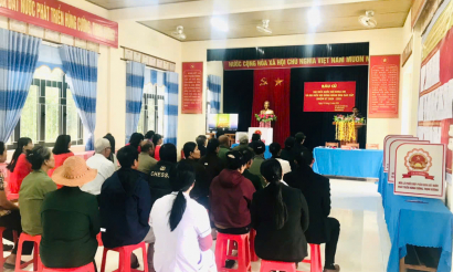 Rộn ràng ngày hội bầu cử ở Trung Thuần