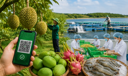 ‘Hộ chiếu số’ cho nông sản Việt vươn tầm thị trường quốc tế