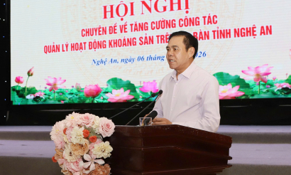 Nghệ An: Siết kỷ cương quản lý khoáng sản, bảo đảm nguồn vật liệu cho các dự án trọng điểm