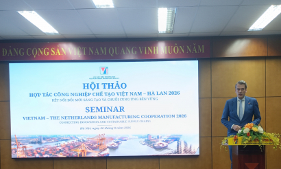 Công nghiệp chế tạo Việt Nam - Hà Lan mở rộng hợp tác, đầu tư