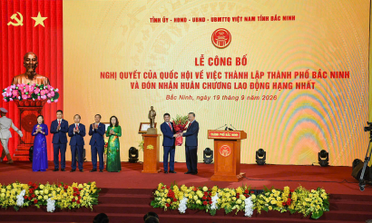 Bắc Ninh: Trở thành thành phố trực thuộc Trung ương và đón nhận Huân chương Lao động hạng Nhất