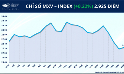Thị trường hàng hóa phân hóa, MXV-Index tăng nhẹ