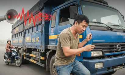 Chích kèn xe tải và hiểm họa khôn lường đằng sau trào lưu 'nháy còi' liên thanh