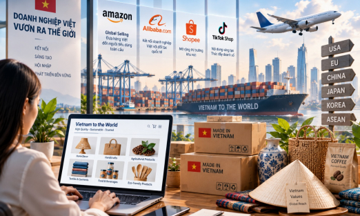 Thương mại điện tử xuyên biên giới mở đường cho hàng Việt ra thế giới