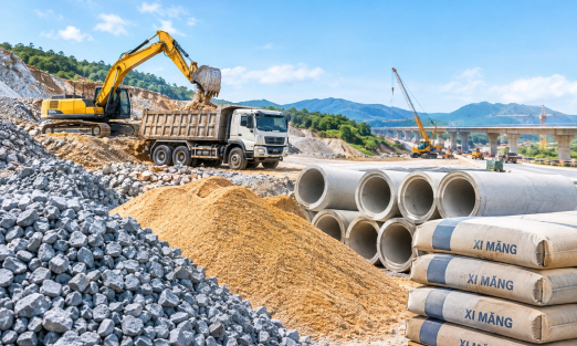 Bộ Công Thương điều phối nguồn vật liệu xây dựng cho các dự án trọng điểm